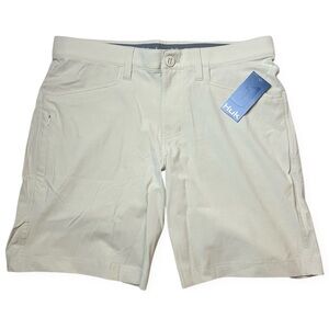 Huk Kona Men’s Beige Water Repellent 9” Shorts Size 34 NWT